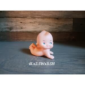 Kewpie Doll Laying Down Bare Butt Vintage vinyl baby 3"